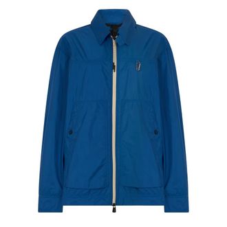 Moncler Light Jackets, male, Blue, Size: XL Brive Packable Shirt Jacket
