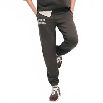Favorite Daughter Logo Jogger Pants In Coffee Gardenia