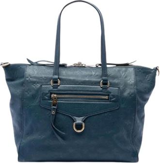 Louis Vuitton Pre-owned Lumineuse PM - Dames - Vintage Shopper - Blauw - ONE Size - Leer - Vintage