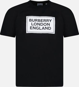 Burberry Womens Burberry Margot London England Logo T-Shirt Black - Size: 10/8