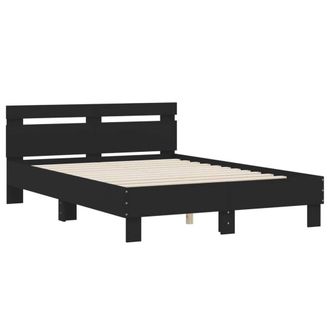 Berkfield Home Durable Bed Frame without Mattress Black 120x200 cm | Size: Small Double