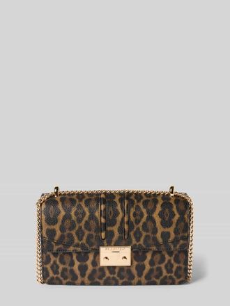 Seidenfelt Manufaktur Umhängetasche in Leder-Optik Modell Roros in Mittelbraun, Größe 1