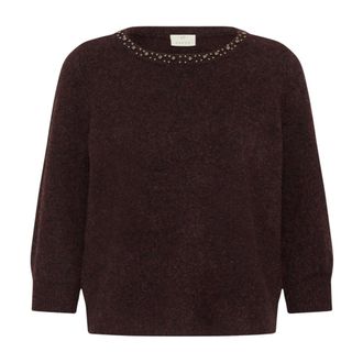 Kaffe Mujer, Jerseys, Marr&oacute;n, Talla: M