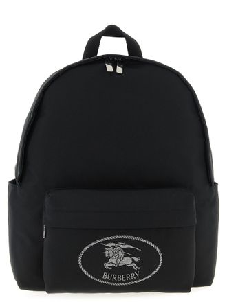 Burberry Black Polyester Mens Backpack