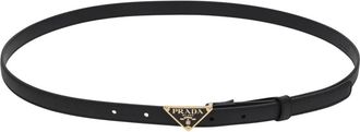 Prada Zwarte riem met Cintura stijl - Dames - Riemen - Zwart - 80 CM - Accessoires