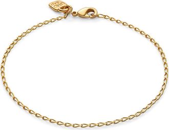 UNOde50 Oval Link Charm Bracelet in Gold at Nordstrom, Size Medium
