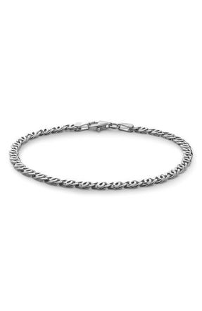 Miansai Track Chain Bracelet in Sterling Silver/Polished at Nordstrom, Size Medium