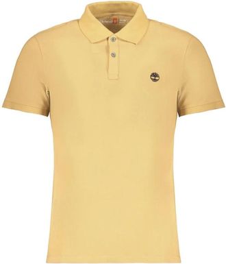 Timberland Cotton Polo - Heren - Polos - Beige - S - Katoen - Tops