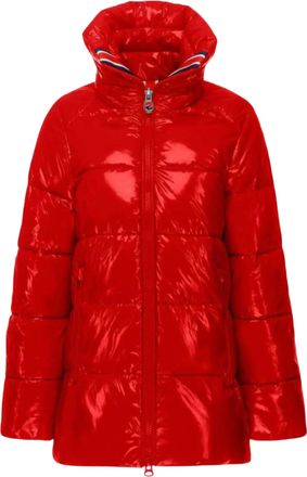 Invicta Leah Contemporary Stylish Coat Puffer Jacket in Red Women