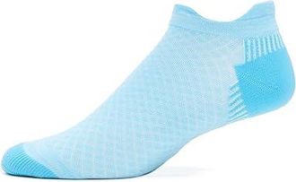 Feetures Pf Relief Light Cushion Tab Athletic Shoes Blue Topaz : MD (US Mens Shoe 6-8.5 - Womens Shoe 7-9.5) Medium, Nylon/Spandex