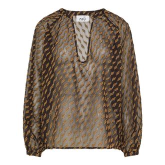 Ni&ugrave; Camicie - - Blouses & Shirts - Donna - Marrone - M