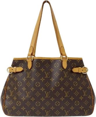 Louis Vuitton Pre-owned Shoulder Bags, female, Brown, Size: ONE SIZE Pre-owned Monogram Shoulder Tote