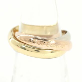 Cartier Pink Gold White Gold Yellow Gold Yellow Gold (18K) Pink Gold (18K) White Gold (18K) Band Ring (Pre-Owned)