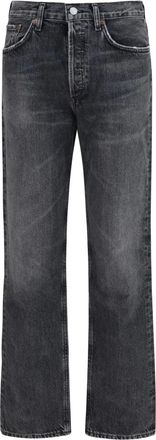 A Gold E Jeans dritti vintage - - Jeans - Donna - Nero - W24