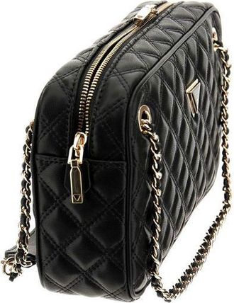 Guess Womens Shoulder Bag Black Polyurethane Shoulder-bags
