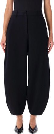 By Malene Birger Rounded Silhouette High-Waisted Pants With Balloon Shape