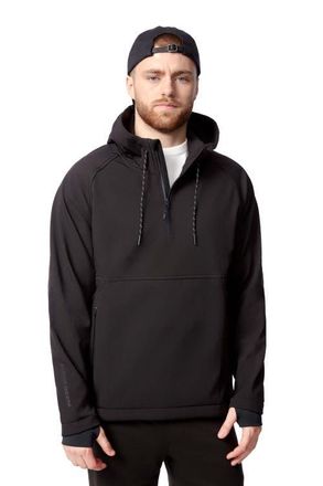 Alpine North Vargas - Mens Water-repellant Hooded Pullover Softshell in Black at Nordstrom, Size Xx-Large