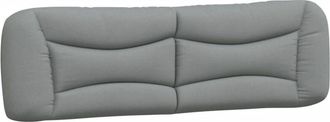 vidaXL Cabecero De Cama Acolchado Tela Gris Claro 180 Cm Vidaxl