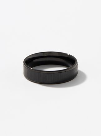 Le 31 Mens Black stainless-sT-Shirtl ring