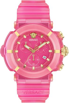 Versace Real Active Chrono Silicone Watch