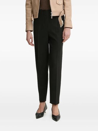 BOSS Pantaloni con pieghe frontali - Nero