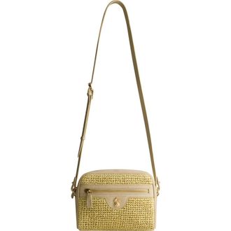 Tommy Bahama Soft Straw Camera Bag in Tan at Nordstrom