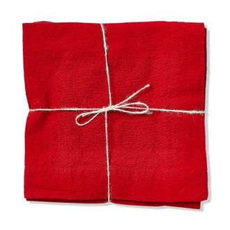 Tag Threads Slub Napkin Set of 4 in Red at Nordstrom