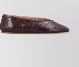 Le Monde Beryl lamb leather ballerina shoes
