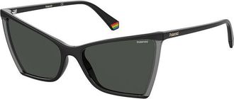 Polaroid PLD 6127/S 08A/M9 Womens Sunglasses Black Size 57