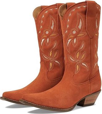 Dingo Sabana Leather Boot Womens Boots Orange : 11 B - Medium, Leather/Suede