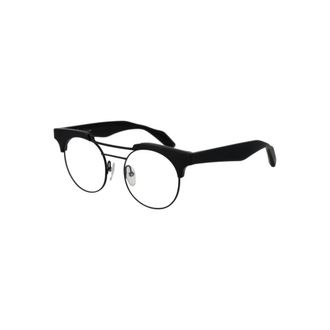 Yohji Yamamoto Glasses, female, Black, Size: ONE SIZE Black Round Optical Frames with Demo Lenses