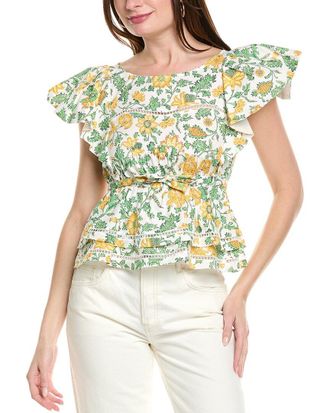 Derek Lam Delphine Ruffle Blouse