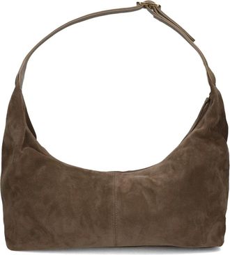 Unisa Tassen, Dames, Bruin, ONE Size, Wol, Bruine Schoudertas Zmadai Stijl