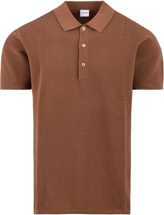 Aspesi Polo Shirt - Heren - Polos - Bruin - 2XL - Katoen - Tops