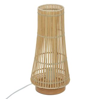 Atmosphera Atmosphera Mah&eacute; L&aacute;mpara Natural Bamb&uacute; Dise&ntilde;o Calado