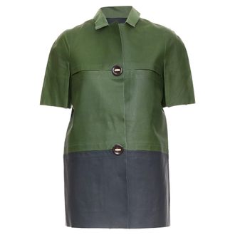 Marni 2012 Calf Leather Rounded Coat
