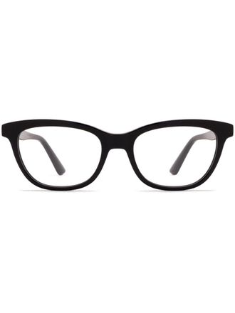 Alexander McQueen Eyewear Occhiali cat-eye - Nero
