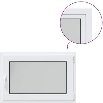 vidaXL Vidaxl - Ventana De S&oacute;tano risor 90x70 Cm Oscilobatiente Din Derecha Blanca