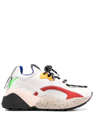 Stella McCartney Eclypse colour-block sneakers - women - Other fibres - 36 - White