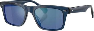 Oliver Peoples Ov 5596Su Zonnebril - Heren - Zonnebrillen - Blauw - 55 MM - Accessoires