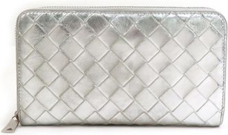 Bottega Veneta Leather Long Wallet (Bi-Fold) (Pre-Owned)