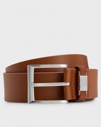 Boss Orange by Hugo Boss Connio Mens Leather Belt NOS - Brown - Size 34 inches