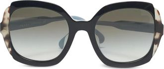 Prada Occhiali da sole geometrici - Nero