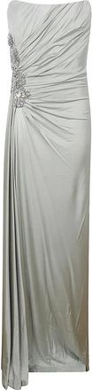 Costarellos Maxi Kleedjes - Dames - Avondkleed - Groen - S - Kleedjes