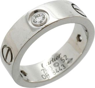 Cartier White Gold (18K) Band Ring (Pre-Owned)