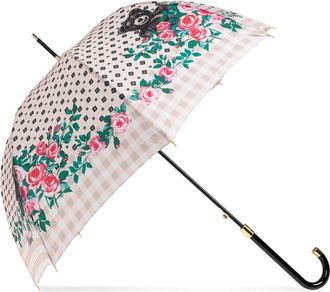Moschino Bedrukte Paraplu - unisex - Paraplus - Roze - ONE Size - Polyester - Accessoires