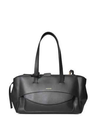 Hidesins logo-print shoulder bag - Black