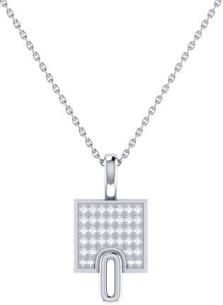 LuvMyJewelry Home Sidewalk Diamond Pendant Necklace - 0.09ct. in Silver at Nordstrom Rack
