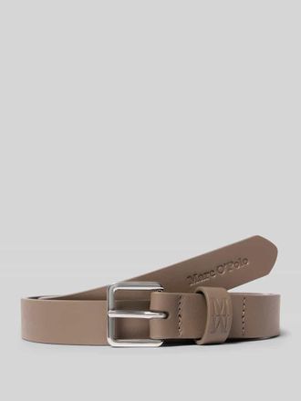 Marc O'Polo G&uuml;rtel aus echtem Rindsleder in Taupe, Gr&ouml;&szlig;e 100