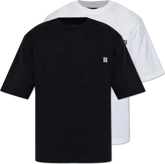 Dsquared2 Inside Out Twin Pack T-Shirts - Heren - T-shirts - Zwart - M - Katoen - Tops